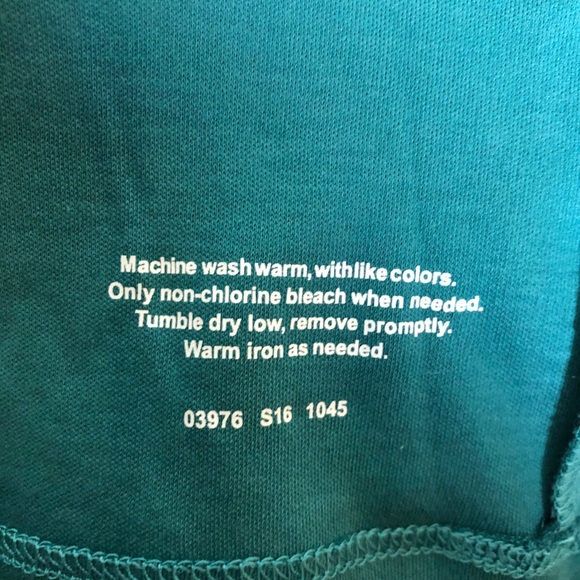 Fair Indigo Fair Trade Teal Green Jersey Dress S - Picture 4 of 4